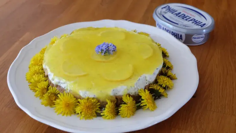 Citrónový cheesecake s makom