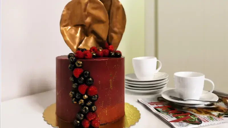 Slavnostní čokoládový dort