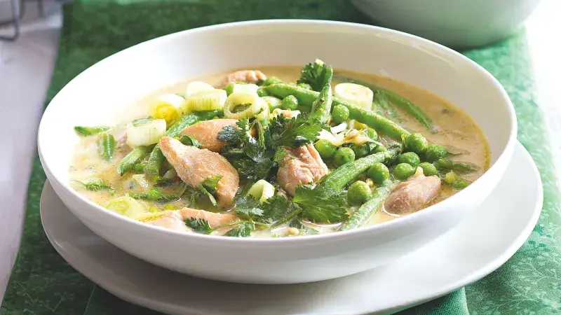 Zelené kuřecí kari