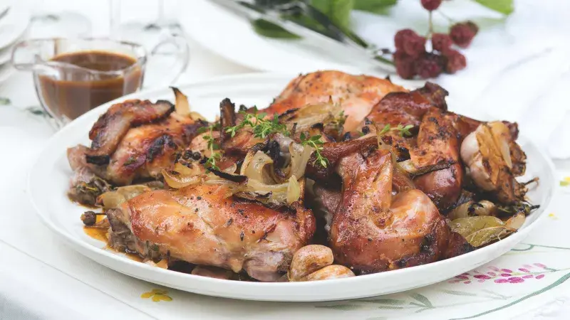 Pomalu pečený králík