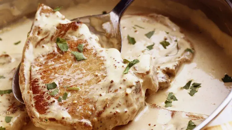 Vepřové plátky na smetaně