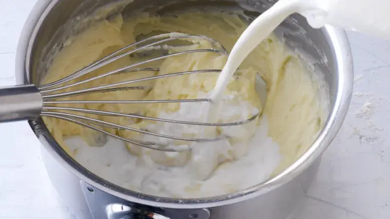 Příprava bešamelu