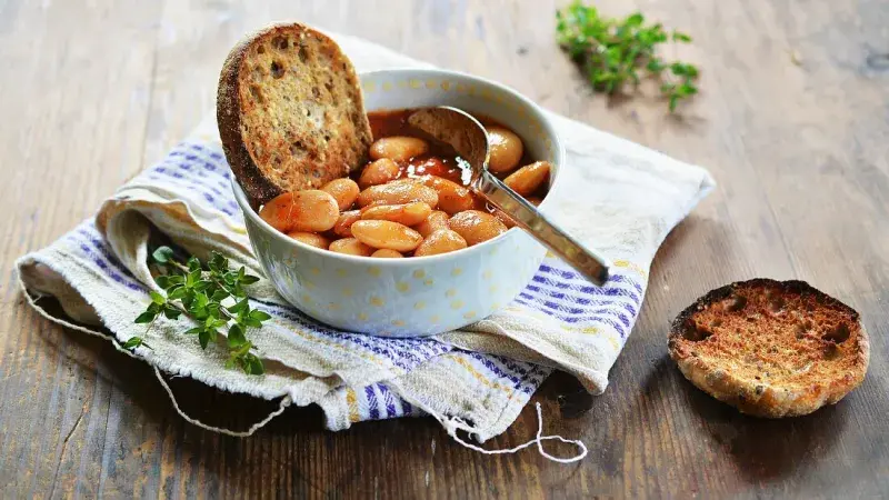 Pečené fazole s rajčaty