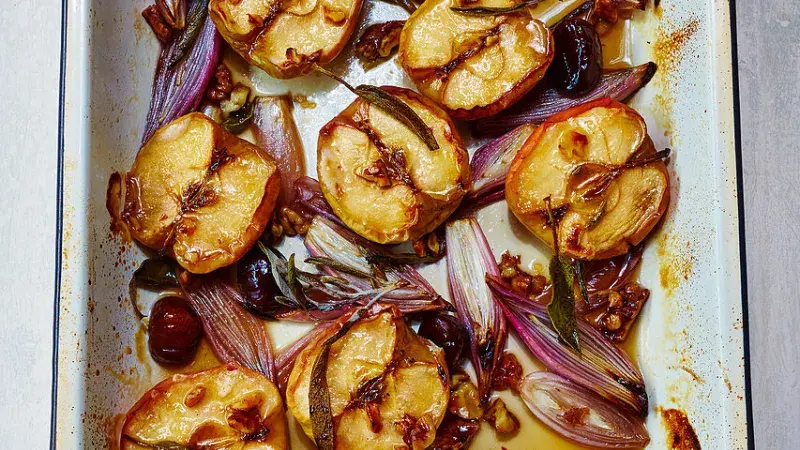 Pečená jablka naslano