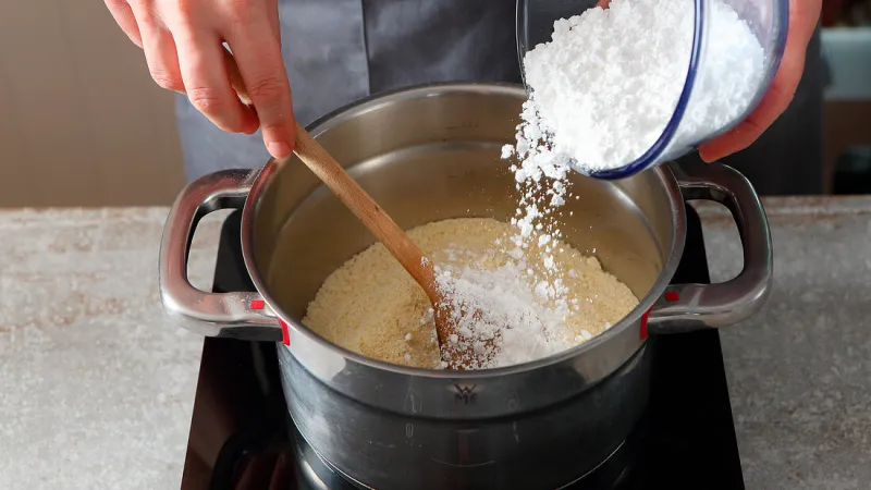 Příprava marcipánu