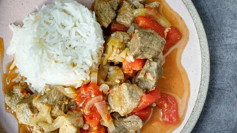 Pikantní vepřové nudličky