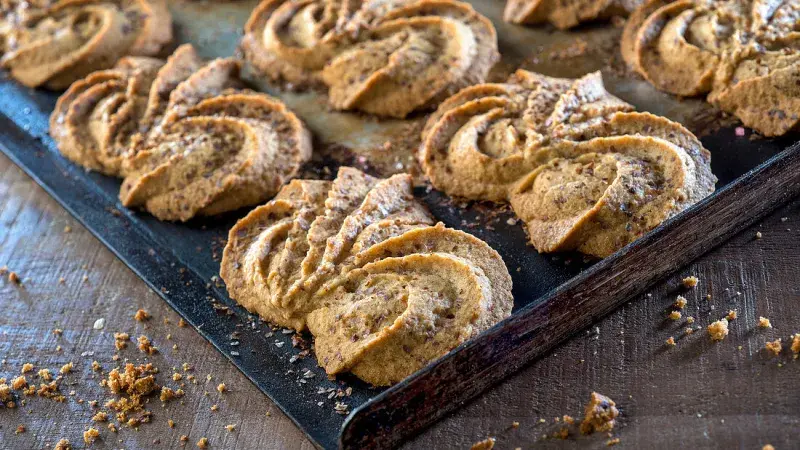 Celozrnné sušenky s otrubami