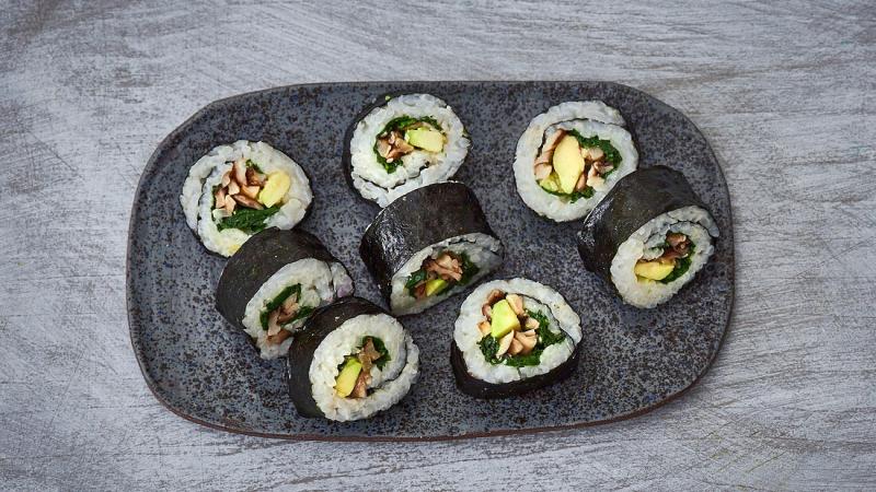 Vegetariánské sushi rolky 
