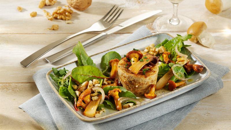 Houbové soufflé