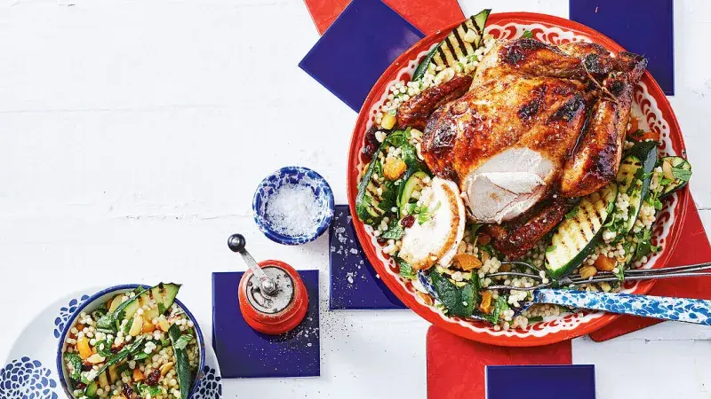 Kuře glazované medovou marinádou s chilli