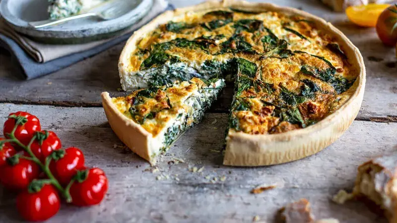 Quiche se špenátem