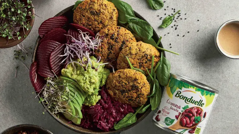 Placičky z čočky a cizrny