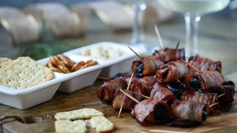 Švestky ve slanině