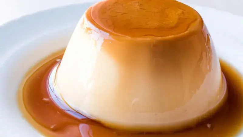 Panna cotta s karamelovým krémem