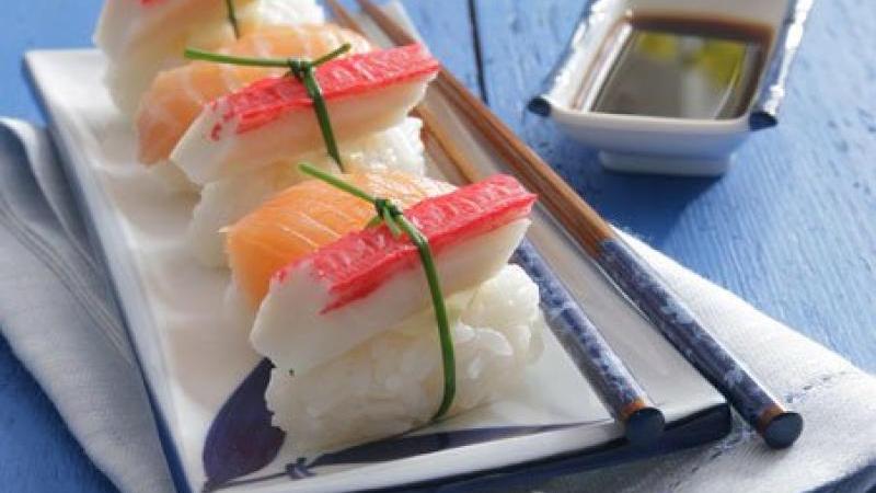 Surimi sushi