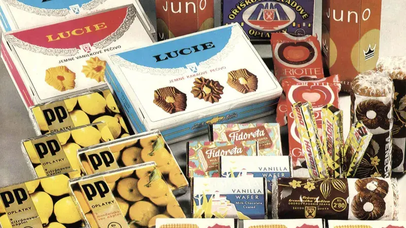 Sušenky Lucie a další retro sušenky Opavia