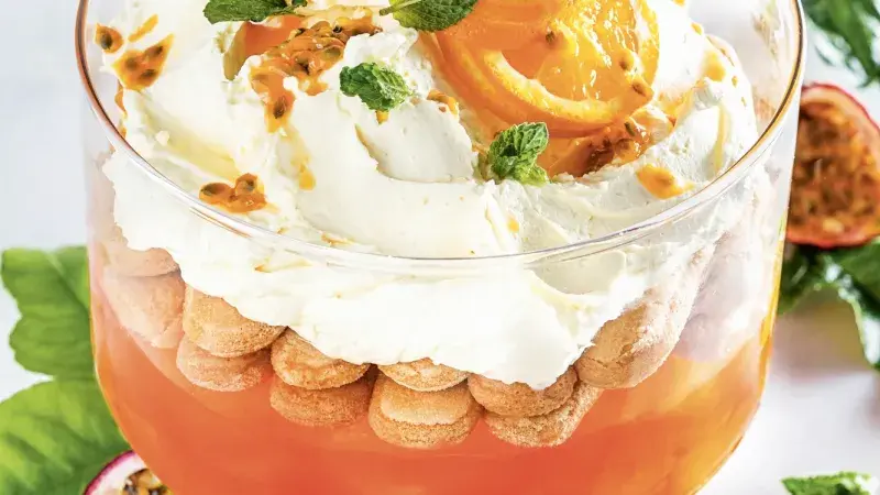 Aperol Spritz trifle