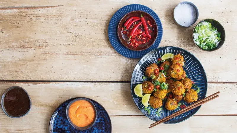  Asijské smažené mrkvové koule