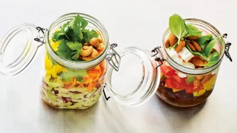 Saláty do skleničky