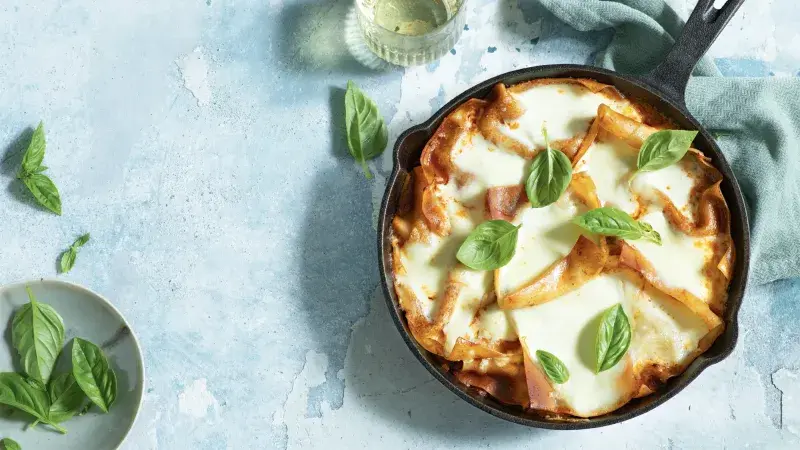 Bleskové lasagne z jedné pánve