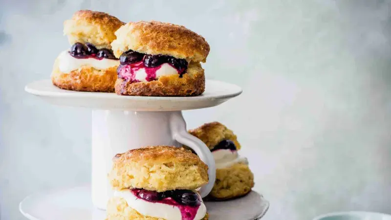 Borůvkové scones