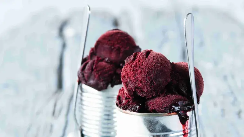 Borůvkový sorbet