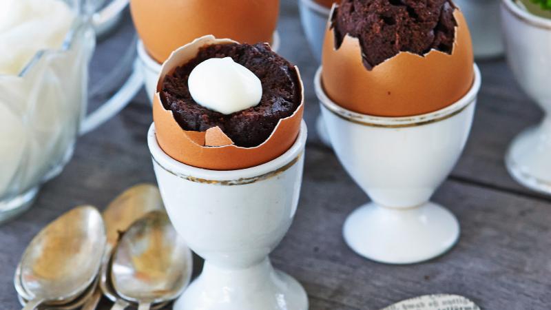 Brownies ve skořápkách