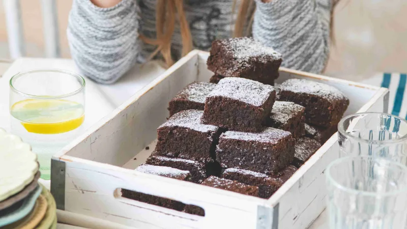 Brownies s kadeřávkem