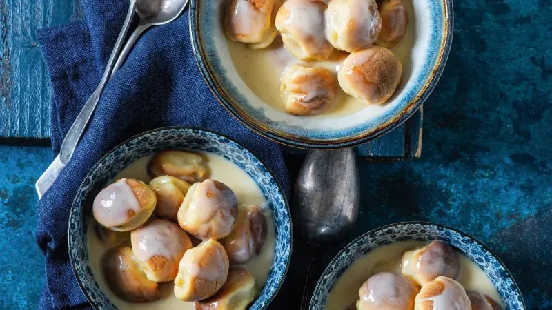 Buchtičky s vanilkovým krémem