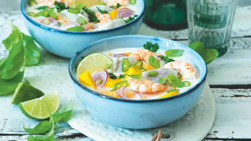 Ceviche v kokosovém mléce