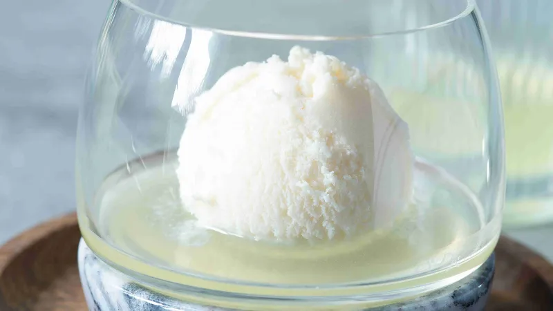 Citronová zmrzlina s limoncellem