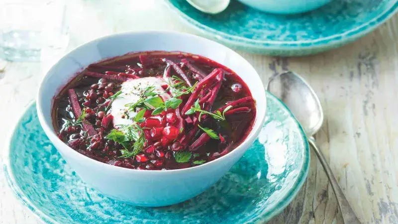 Čočkovo-řepná polévka