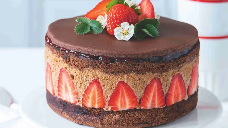 Čokoládový fraisier