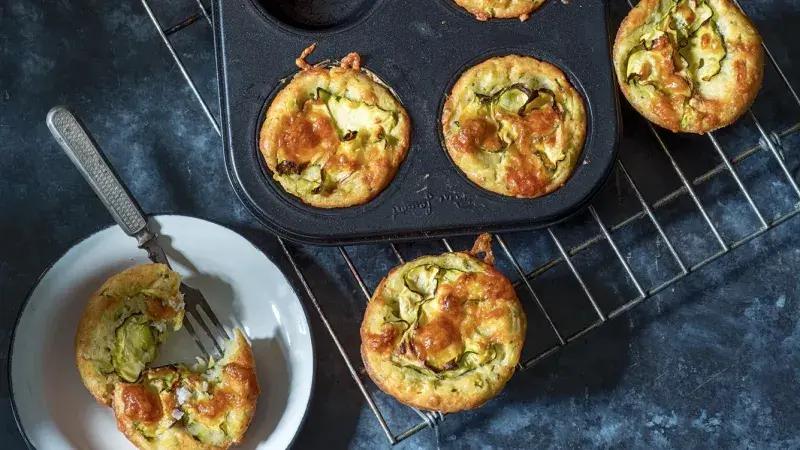 Cuketové bábovičky se sýrem