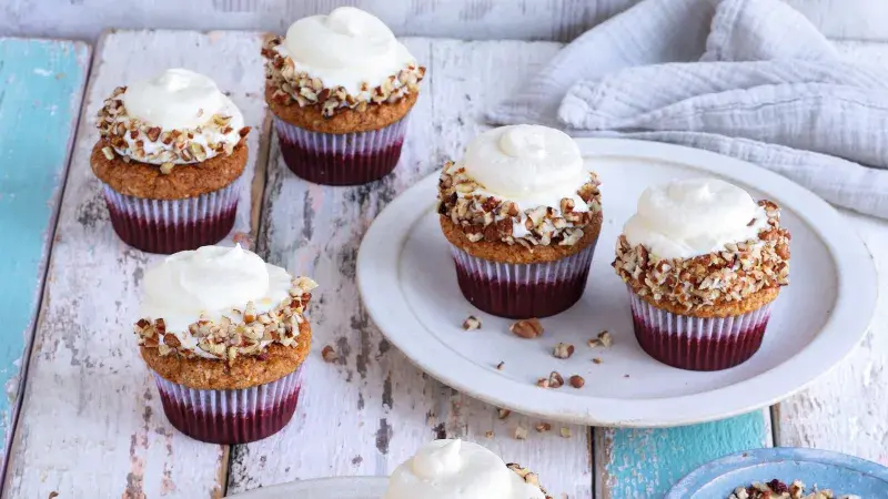 Cupcaky à la mrkvový dort