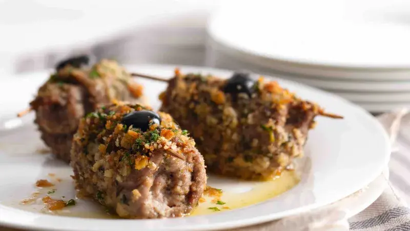 Masové závitky involtini