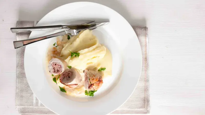 Kuřecí závitky se sýrem