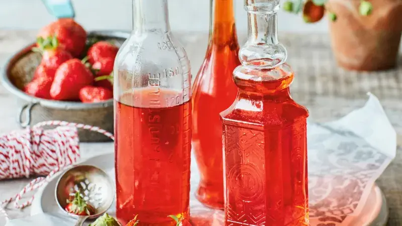 Domácí jahodový ocet