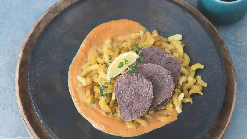 Dýňová ‚svíčková‘ omáčka