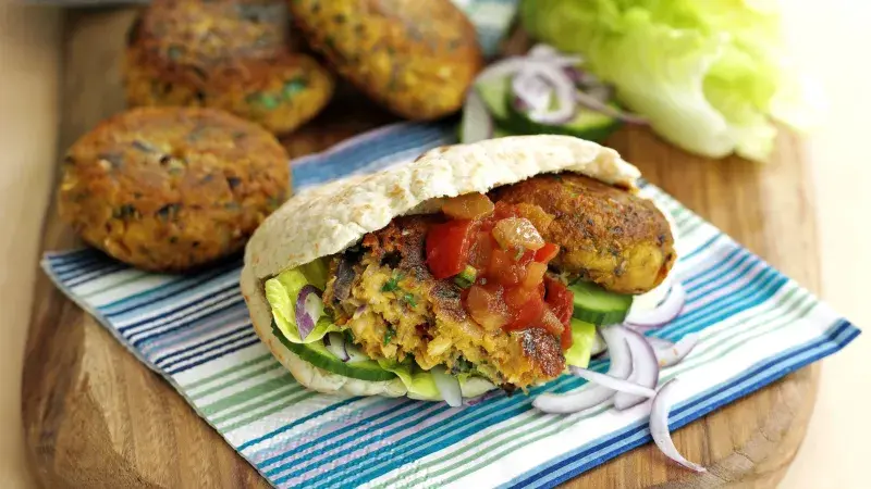 Falafelové burgery