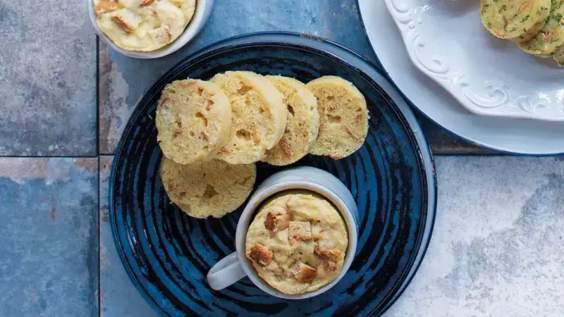 Hrnkové knedlíky z mikrovlnky