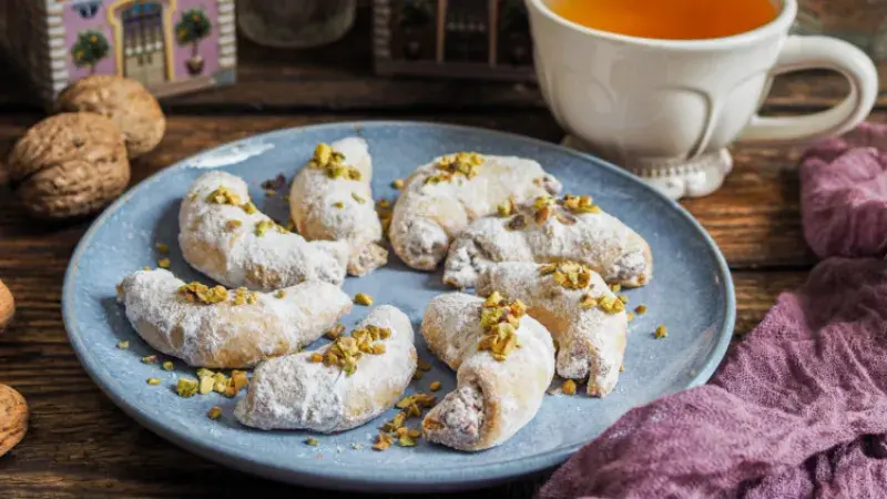 Ořechové rohlíčky podle Naskok v kuchyni