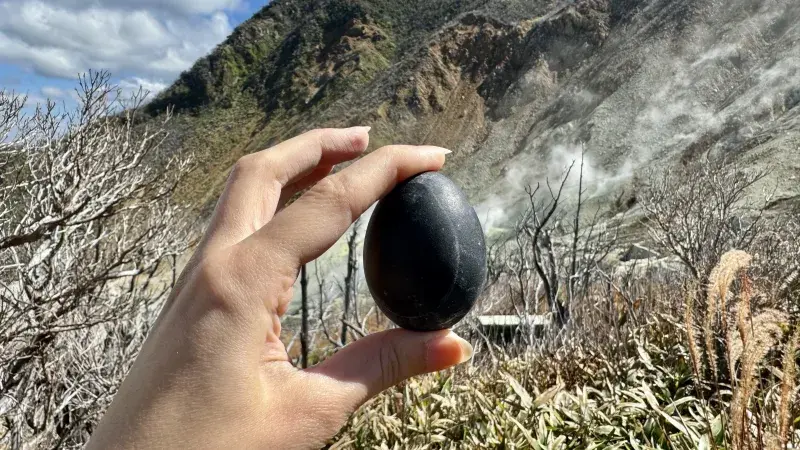 Černé vejce Owakudani