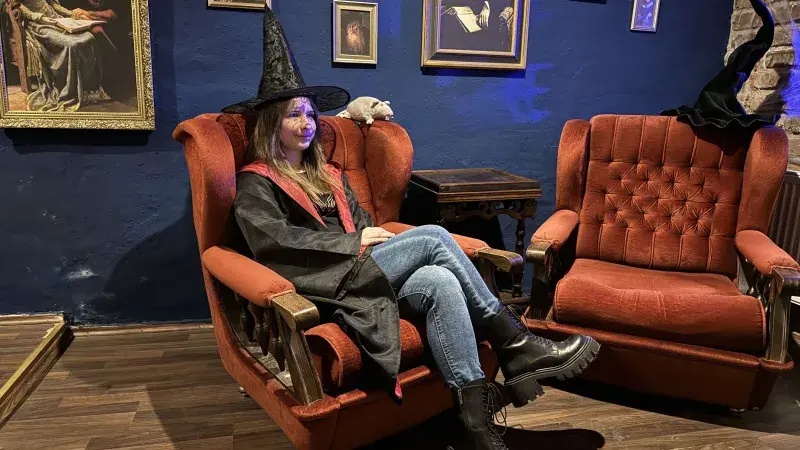 Bar ve stylu Harryho Pottera Magická sova