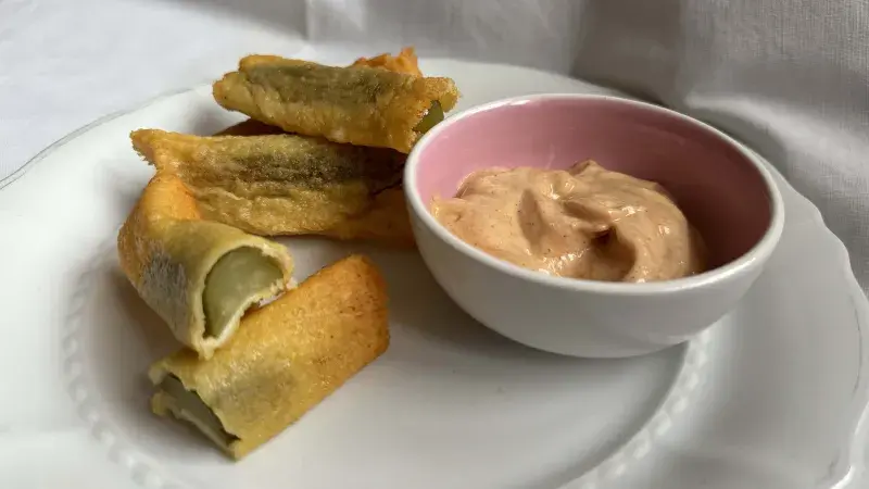 Fried Cheese Pickles