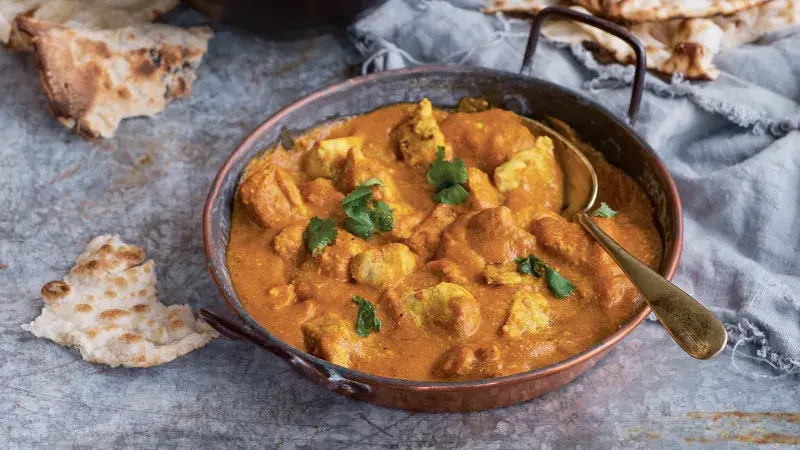 Indické dýňovo-máslové kuře