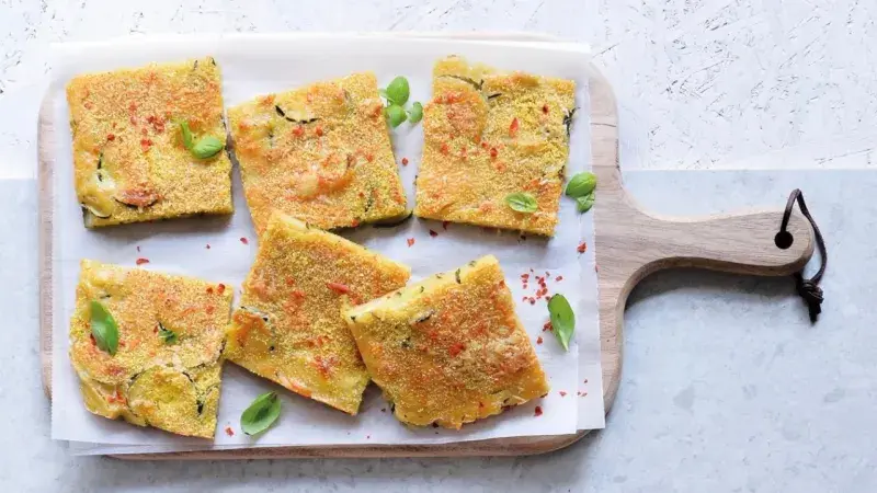 Italská cuketová placka (scarpaccia)