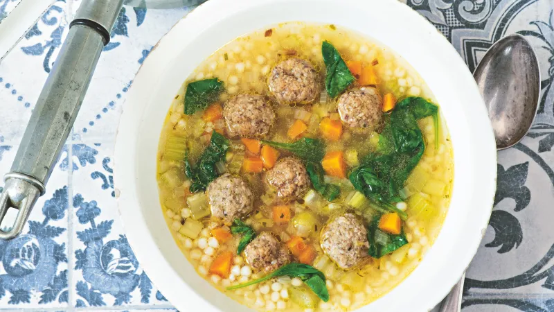 Italská svatební polévka