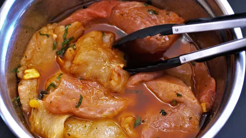 Marinování kuřecího masa