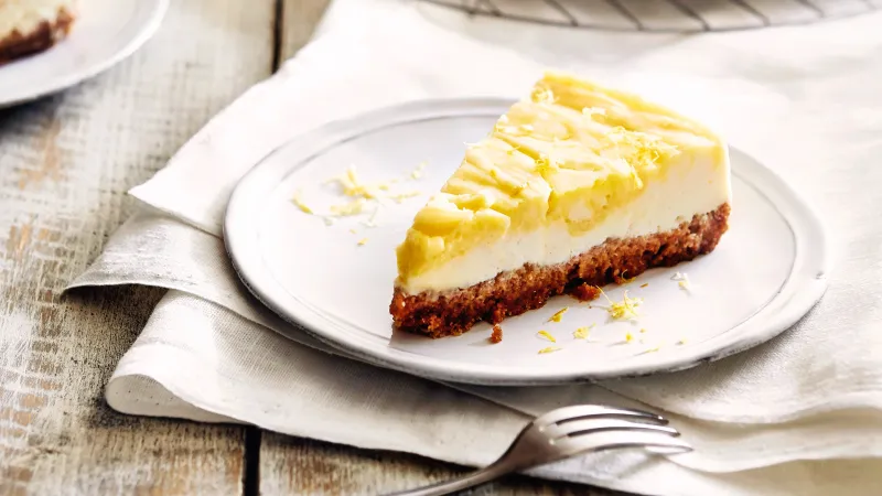 Jablečný cheesecake